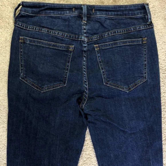 Free People Button Fly High Rise Skinny Crop Jean - Picture 9 of 12